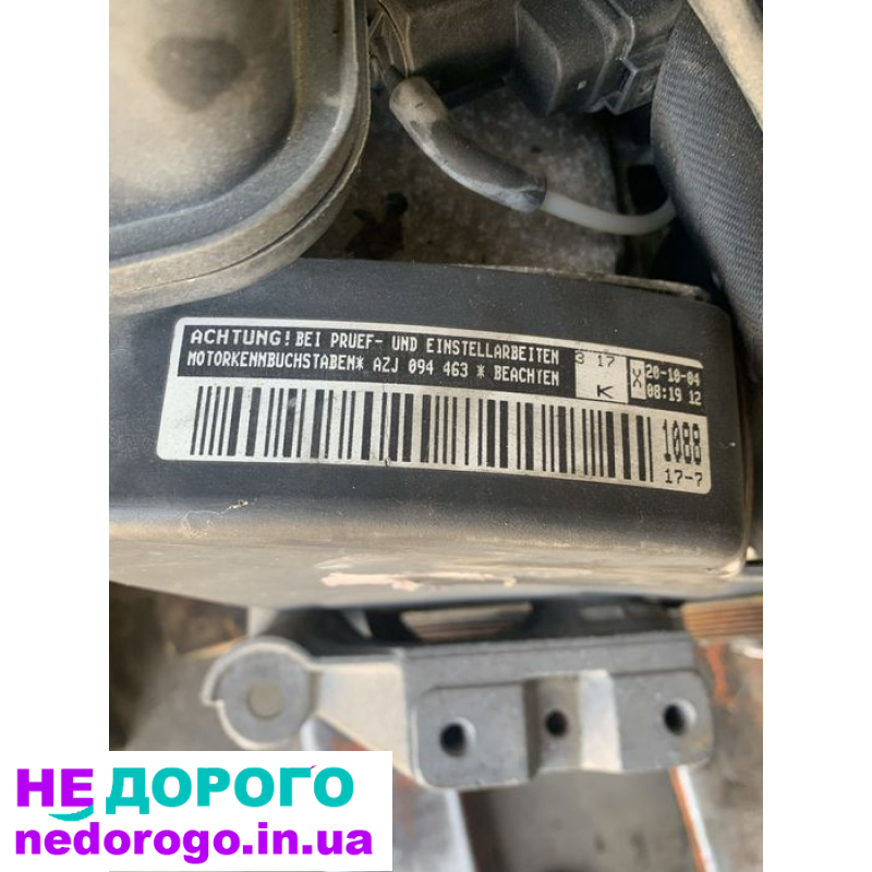 Двигун AZJ для VW Golf 4 Skoda Octavia Tour, 2000 рік, 1.6 л, бензин.