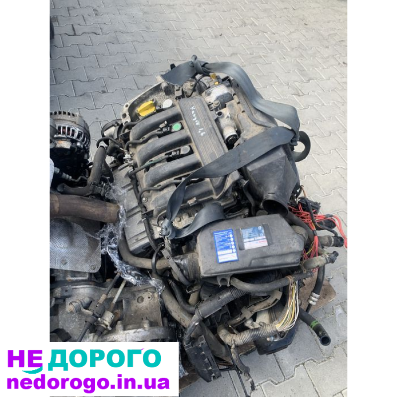 Двигун мотор Renault Kangoo 1.6 1.6v K4M, 2008 рік, бензин, об'єм 1.6 л.