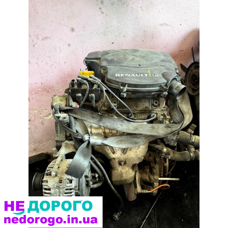 Двигун мотор RENAULT 1.4 K7J 710 для Dacia Logan, Kangoo, Sandero, Clio. 1.4 л, бензин, 2000-2012 рр.