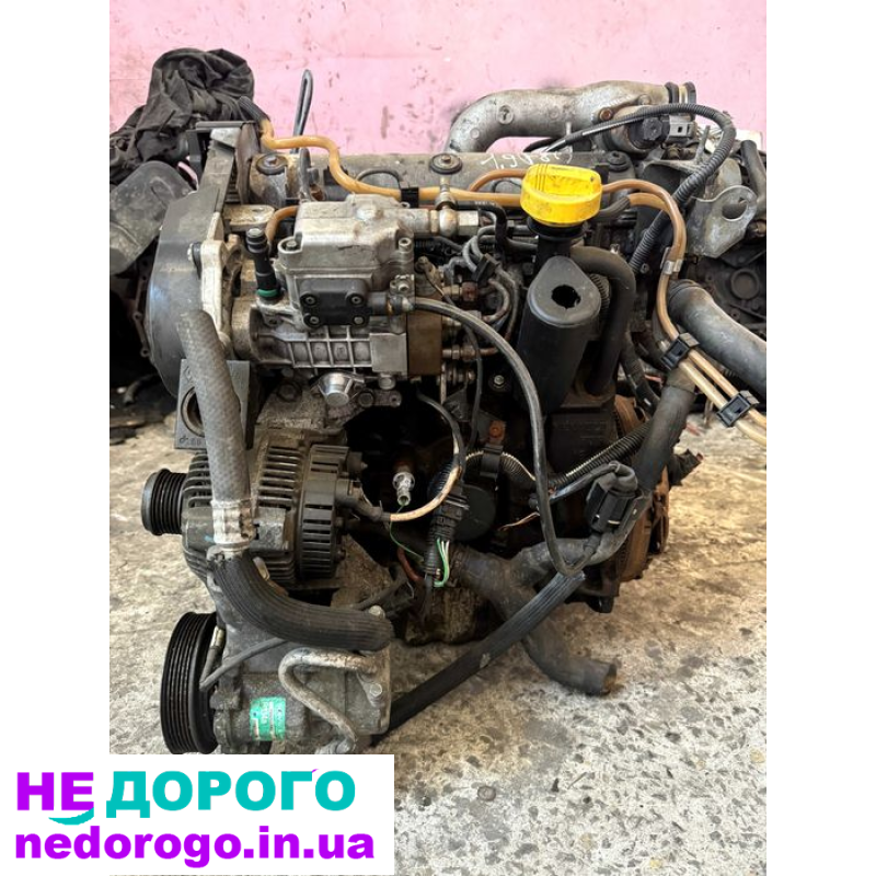 Двигун мотор Renault 1.9 DTI F8T F9QT, Volvo 97-03р D4192T2, об'єм 1.9 л, дизель.