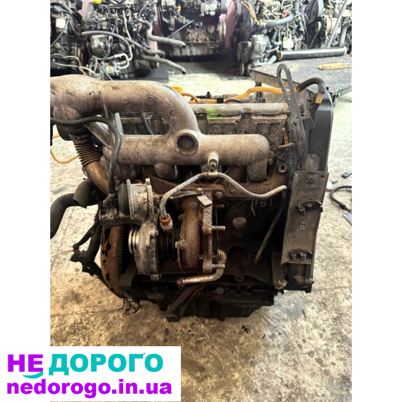 Двигун мотор Renault 1.9 DTI F8T F9QT, Volvo 97-03р D4192T2, об'єм 1.9 л, дизель.