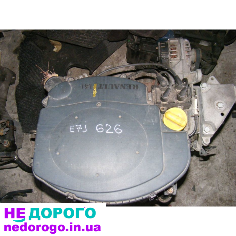 Двигун Renault Dacia 1.4 8кл E7J 626 702, 1.4ben 8кл K7J 700 710, об'єм 1.4 л, бензин, виробництво Україна.