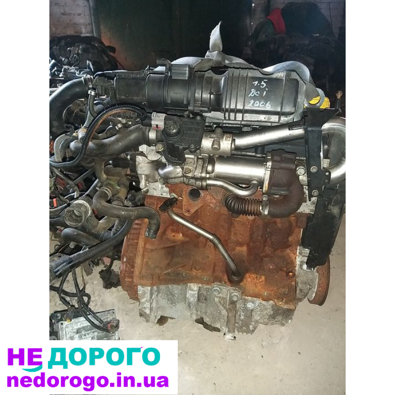 Двигун мотор Renault Kengo 1.5 dCi K9K718, 2008 рік, 1.5 л, дизель.