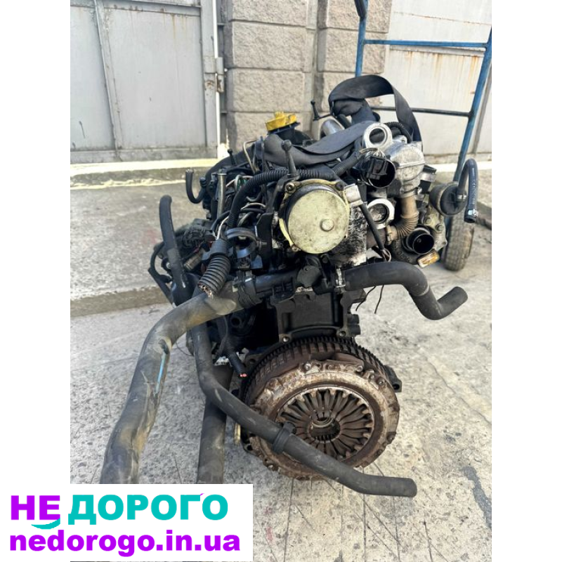 Двигун Renault 1.5 DCI K9K Delphi Євро 3, стартер ззаду, 2005, 1.5 л, дизель.
