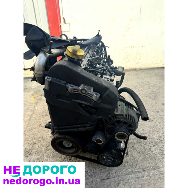 Двигун Renault 1.5 DCI K9K Delphi Євро 3, стартер ззаду, 2005, 1.5 л, дизель.