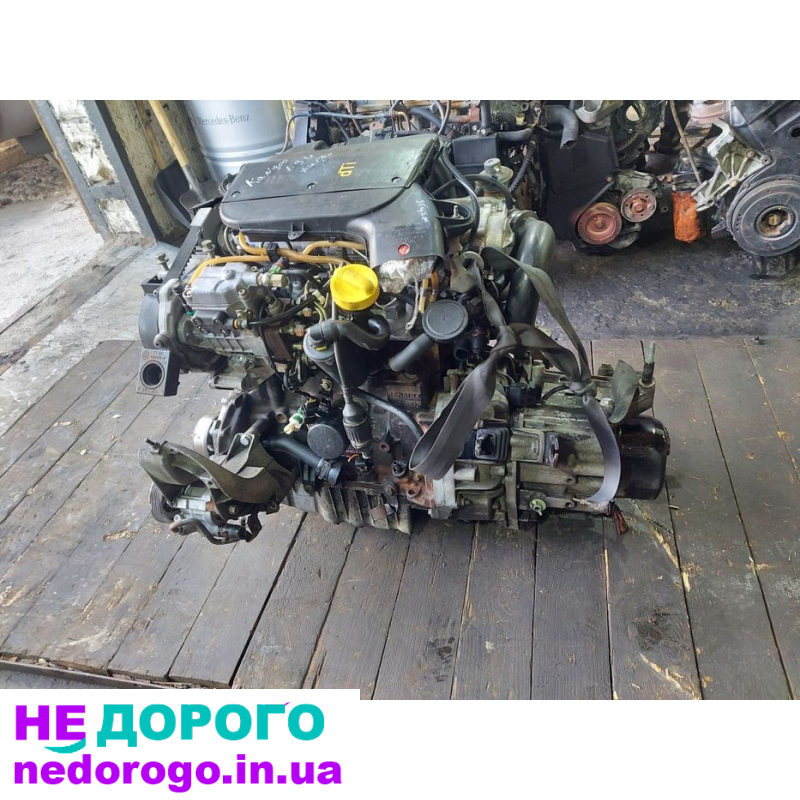 Двигун мотор Renault Kangoo 1.9F8T, 1997 рік, 1.9 л, дизель.