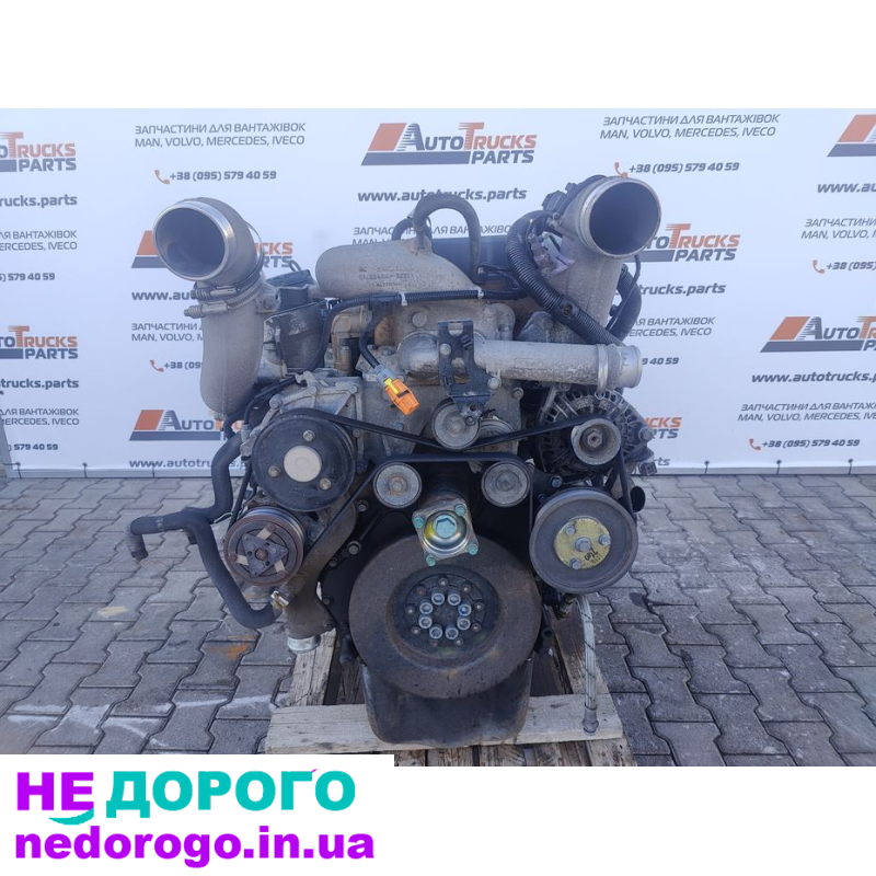 Двигун MAN D2066 EURO 5, TGX TGS TGA, об'єм 12,4 л, дизель.