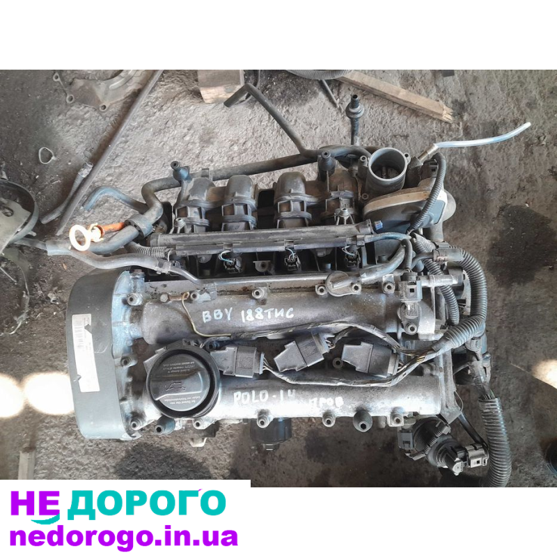 Двигун BBY 1.4 л бензин для VW Polo Lupo Skoda Fabia Audi A2 Seat Ibiza 2000 р.