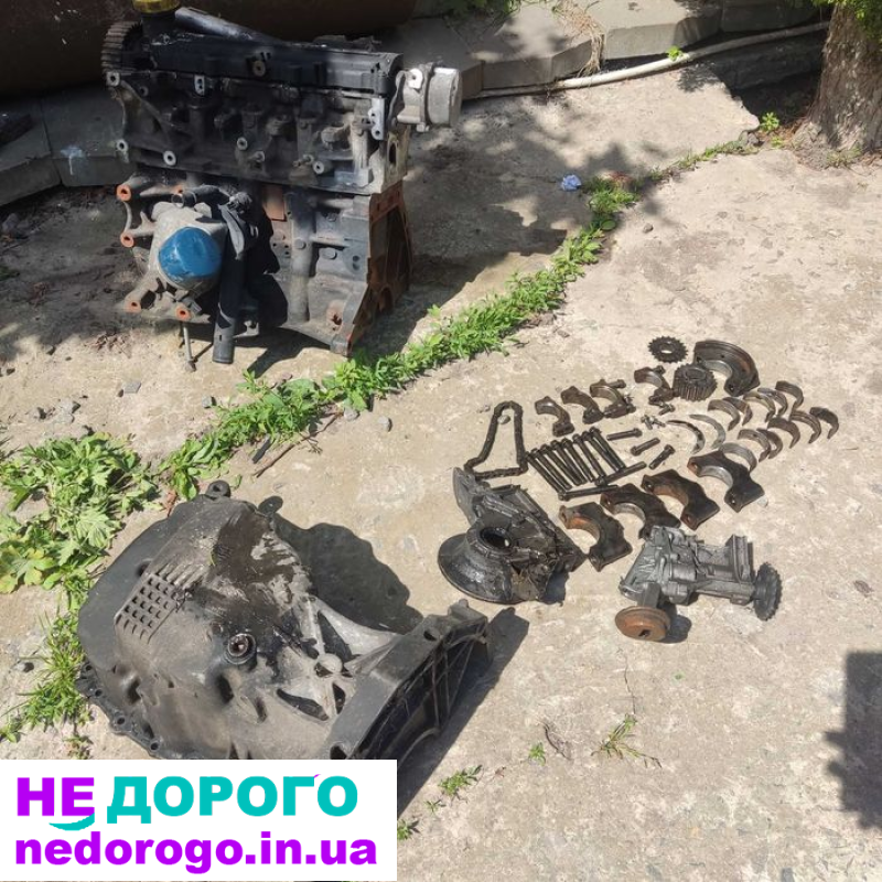Двигун Renault Dacia K9KK792, 1.2 л, бензин, 2015 р. в., запчастини, деталі.