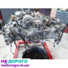 Двигун Subaru FA20, блок циліндрів, 2012, 2.0 л, бензин. Головка блоку циліндрів, картер, поршні, колінчастий вал, масляний насос.