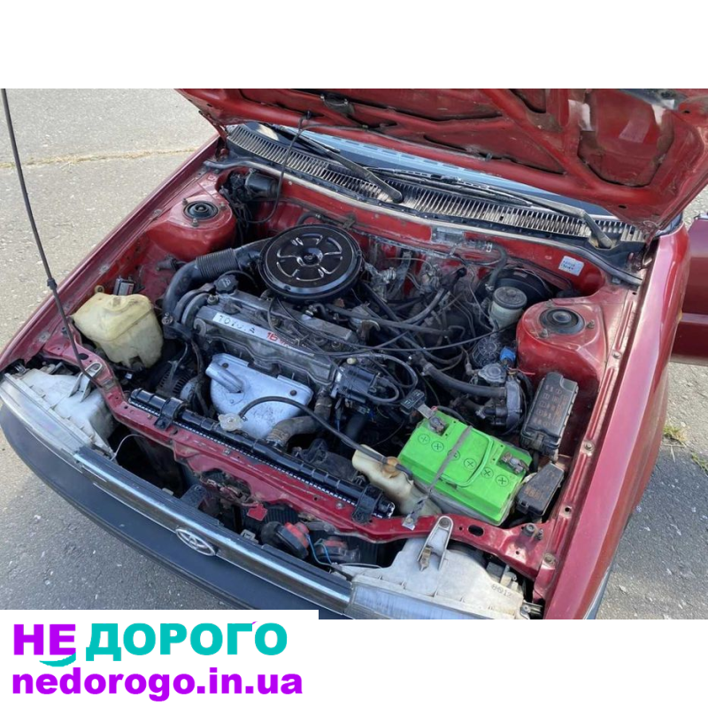 Двигун Toyota Corolla 1.6 бензин 16 кл. 1988-1990 р. Європейська версія.