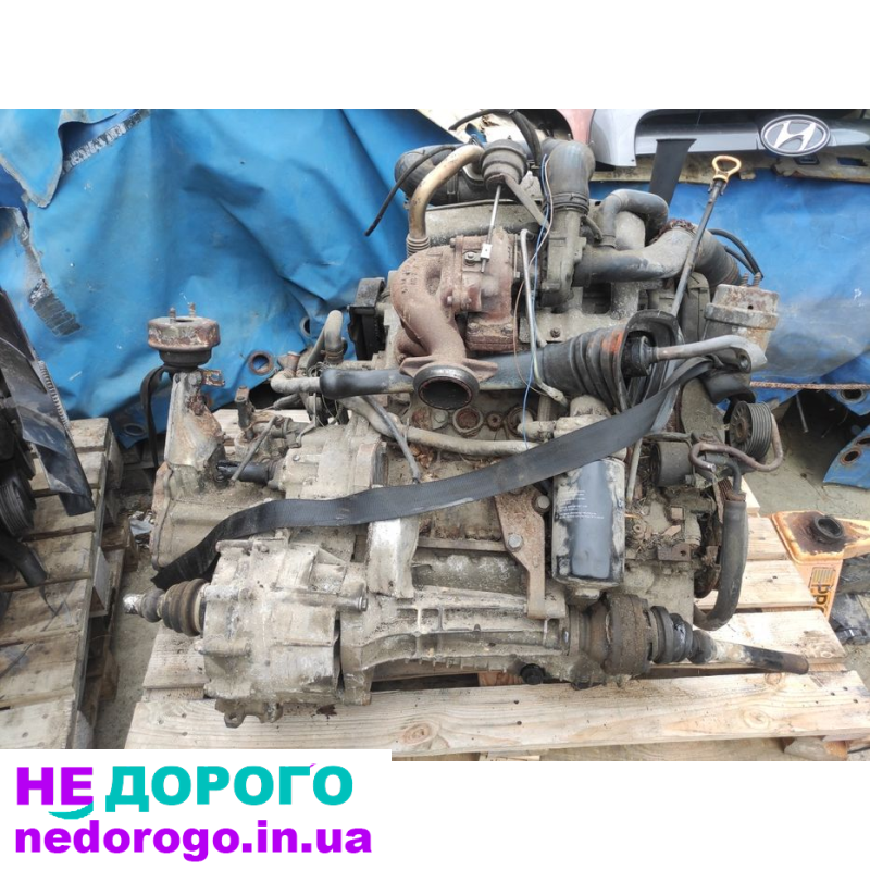 Двигун Volkswagen T4 2.5 tdi 65kw AJT 1995 2.5л дизель.