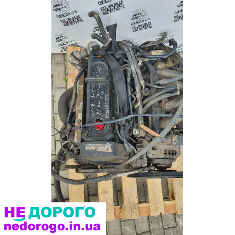 Двигун VW Passat B5 AZM 2.0 бензин Audi, 2000 р., об'єм 2.0 л.