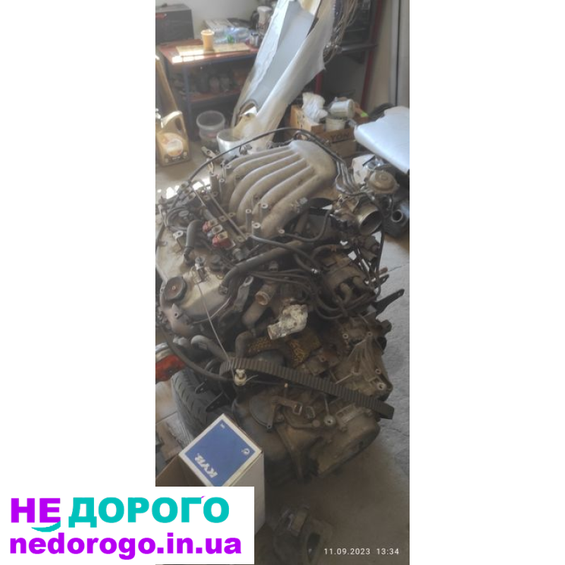 Двигун Mitsubishi Galant, 4G63, 1998 рік, 2.0 л, бензин, з проводкою і навісним.
