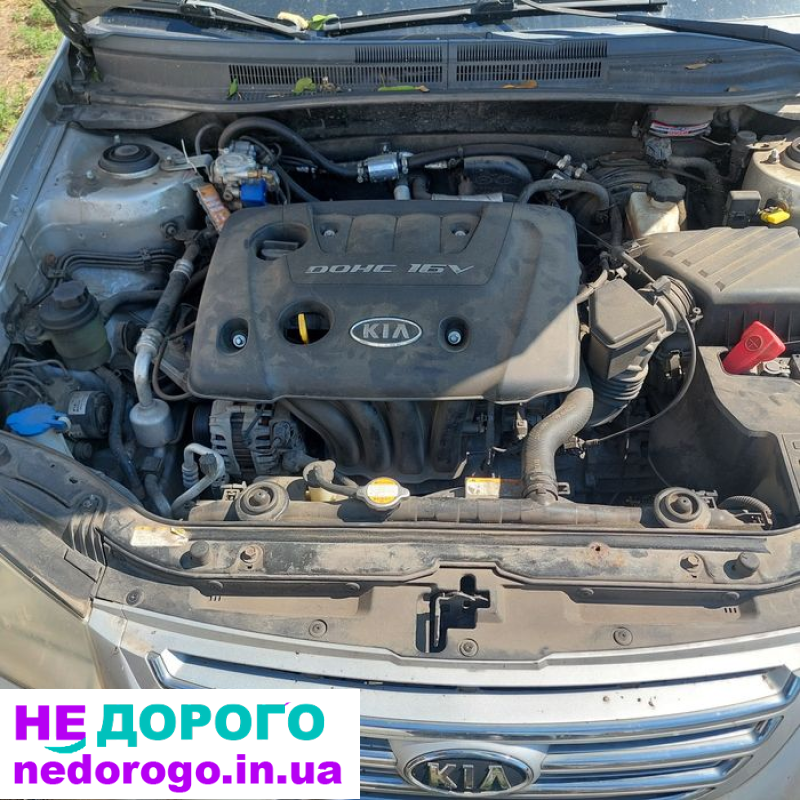Двигун G4FC 1,6i від Hyundai/Kia, об'єм 1,6 л, бензин, випущений у 2010 році.