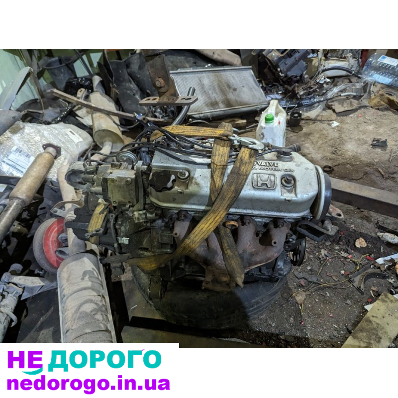 Мотор Honda Civic D14A1, 1990 рік, 1.4 л, бензин. Віддаю комплектом.
