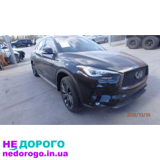 Двигун INFINITI QX50 J55 2018-2020 2.0 л бензин. Коробка передач автомат. Салон чорний шкіра. Ходова частина в хорошому стані.