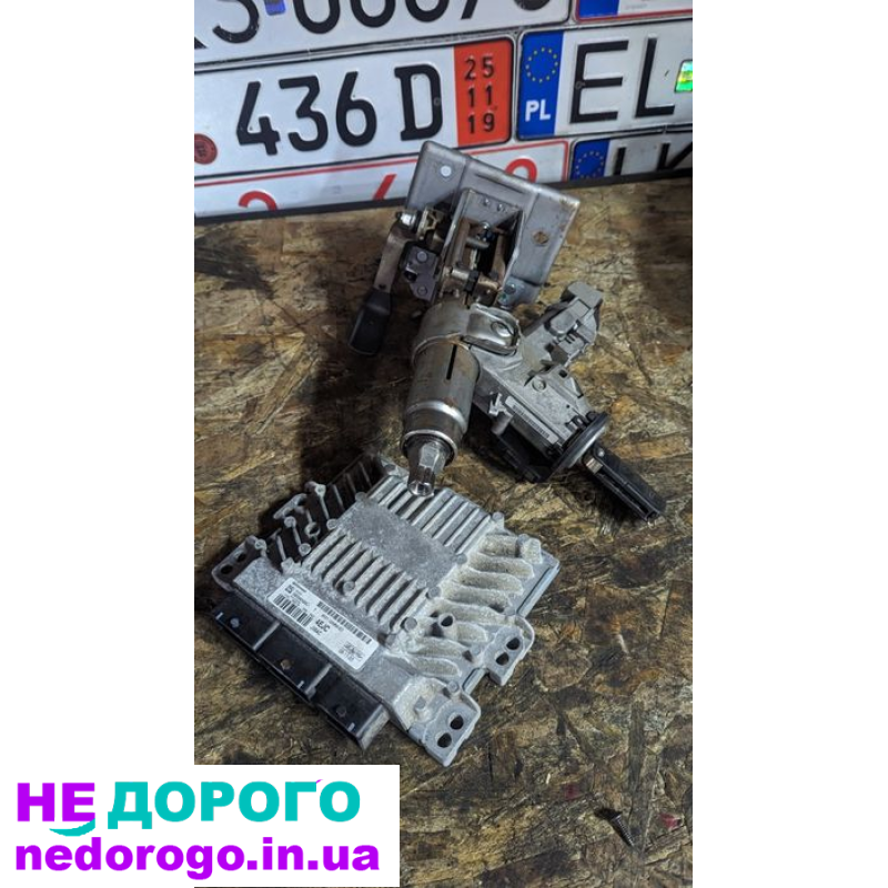 Електронний блок управління двигуном Ford Fiesta Mk7 1.4 TDCi 2010 1.4 л дизель.