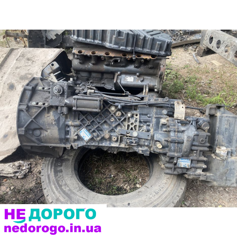 Коробка передач ZF 16S181, MAN TGA, 2005, 12.4 л дизель; ZF 12AS2130, Renault Premium, 2010, 10.8 л дизель; ZF 6S1000TO, DAF LF, 2015, 4.5 л дизель.