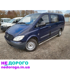 Двигун OM646, 2.2 л дизель, 109/111/115 к.с. Коробка передач 6-ступенева. Підвіска незалежна, передній привід. Mercedes Vito/Viano 639.