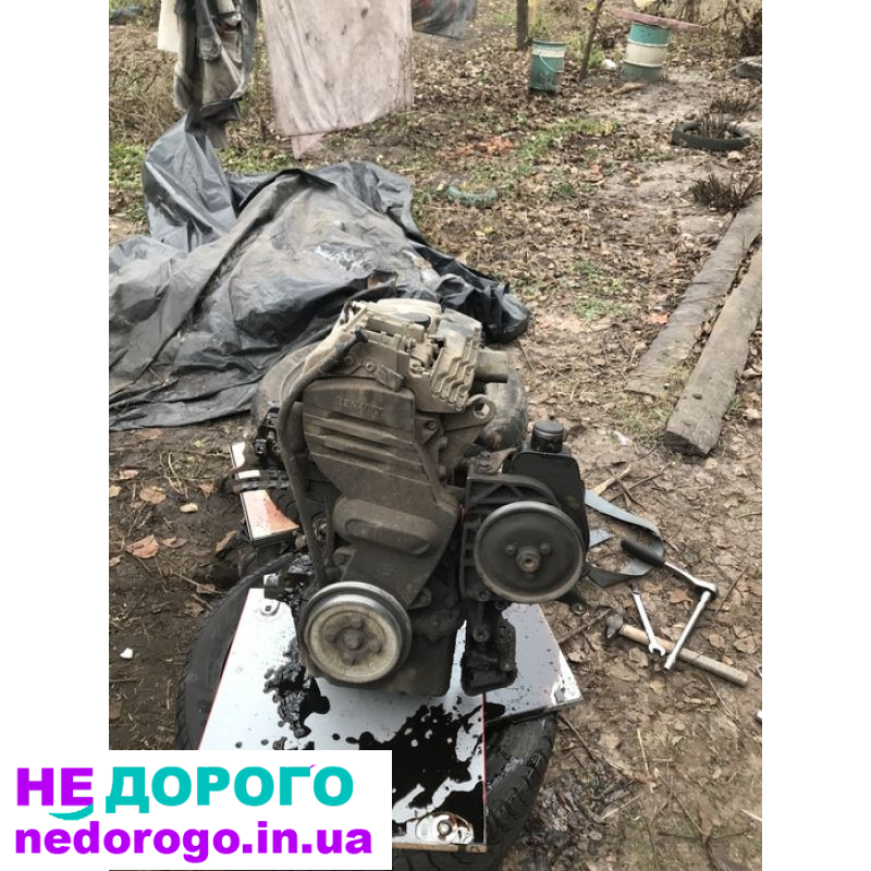 Двигун Renault 1.6 k7M 710 716, встановлений на Logan, Megan, Kango. Працює на бензині.
