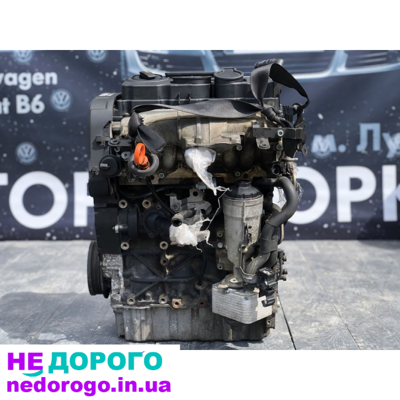 Двигун Мотор 2.0 TDI BMR BMN для Passat B6 та Touran, 170 к.с., 2005 р., дизель.