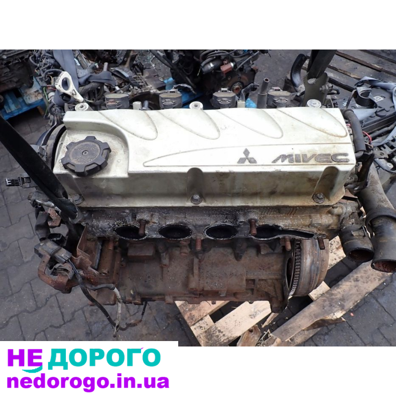 Мотор Mitsubishi 4G63S4M, 2007, 2.4 л, бензин. АКПП Mitsubishi F4A42, 2007.