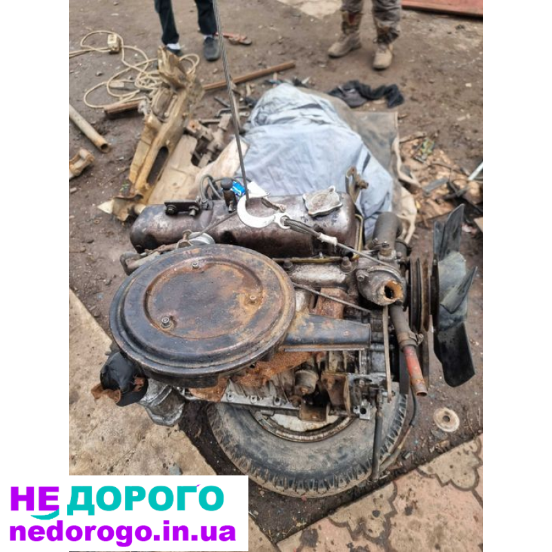 Двигун ГАЗ-24, 2.4 л, бензин, 1985 р. Відмінний стан, готовий до установки.