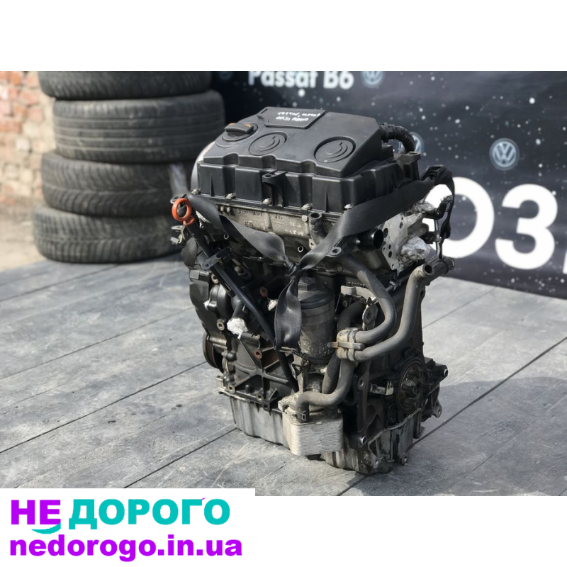 Мотор двигун 1.9 BLS 77кВт Passat B6 Golf 5 Skoda A5 Touran Caddy 2005-2010 дизель.