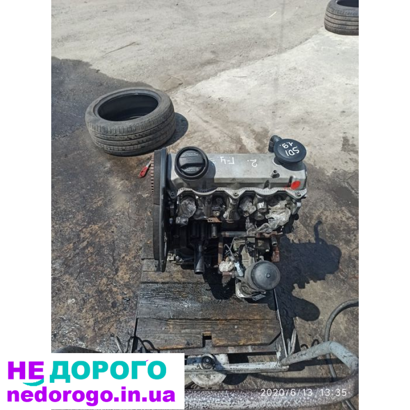 Двигун Volkswagen Golf 1.9 SDI AQM, AGP, 2001, 1.9 л, дизель.