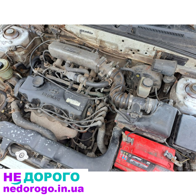 Двигун Hyundai Accent 1.5 12-клапанний, випущений у 2000 році, об'єм 1.5 літра, бензин.