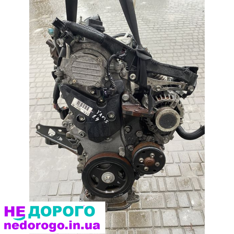 Двигун Toyota Yaris 1.4 d, 2009, 1.4 л дизель.