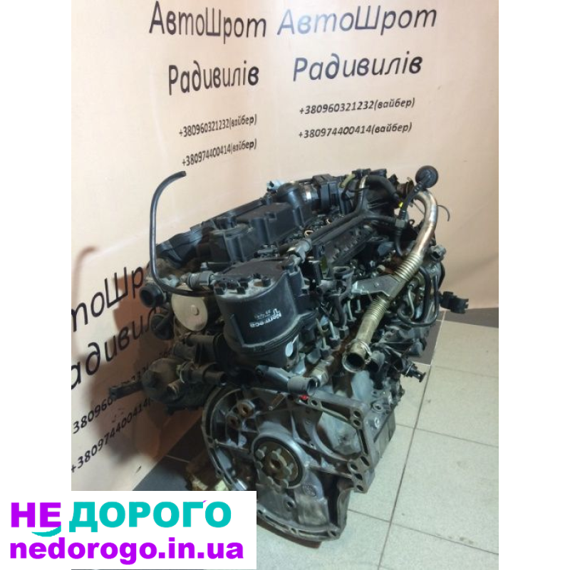 Мотор 1.4HDI BHZ BHX TDCI для Peugeot 206 207 Citroen c2, 2004-2012, дизель, 1.4 л.