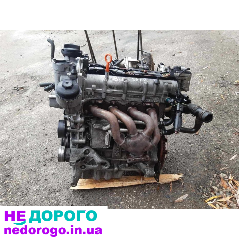 Мотор BLF 1.6 FSI для Passat Touran Skoda A5 Golf 5, 2004-2010, бензиновий двигун.