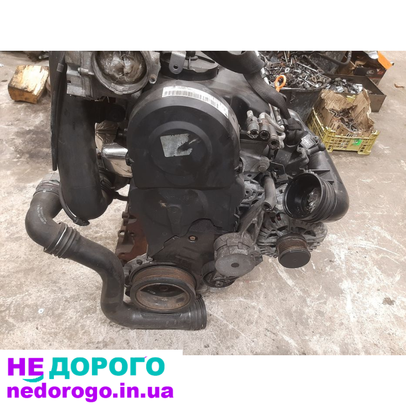 Мотор дизель 1.9 77кв BXE для VW Passat B6 Golf5 Skoda a5.