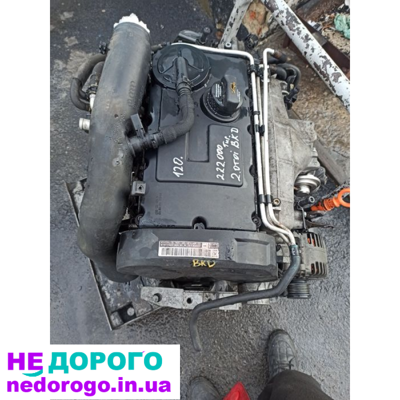 Мотор двигун 2.0 тді BKD 103 Klwt, Тоуран Шкода А5, 2007, дизель, 1968 см³.