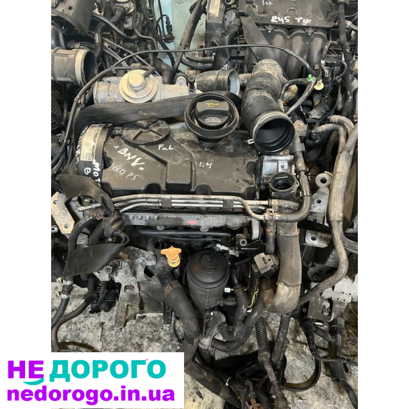Мотор BNV 1.4 TDI Skoda Fabia 1,2 Roomster Polo Passat Seat, 2009, дизель 1.4 л.