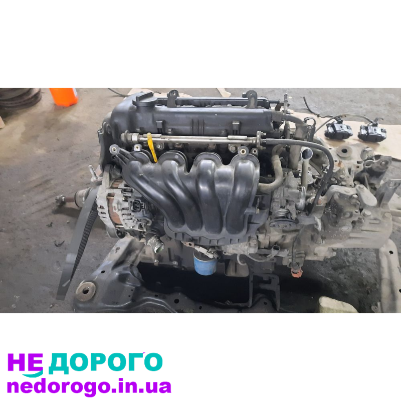 Двигун Hyundai G4FC 1.6 бензин, 2015 рік, об'єм 1.6 л. для автомобілів Hyundai та Kia.