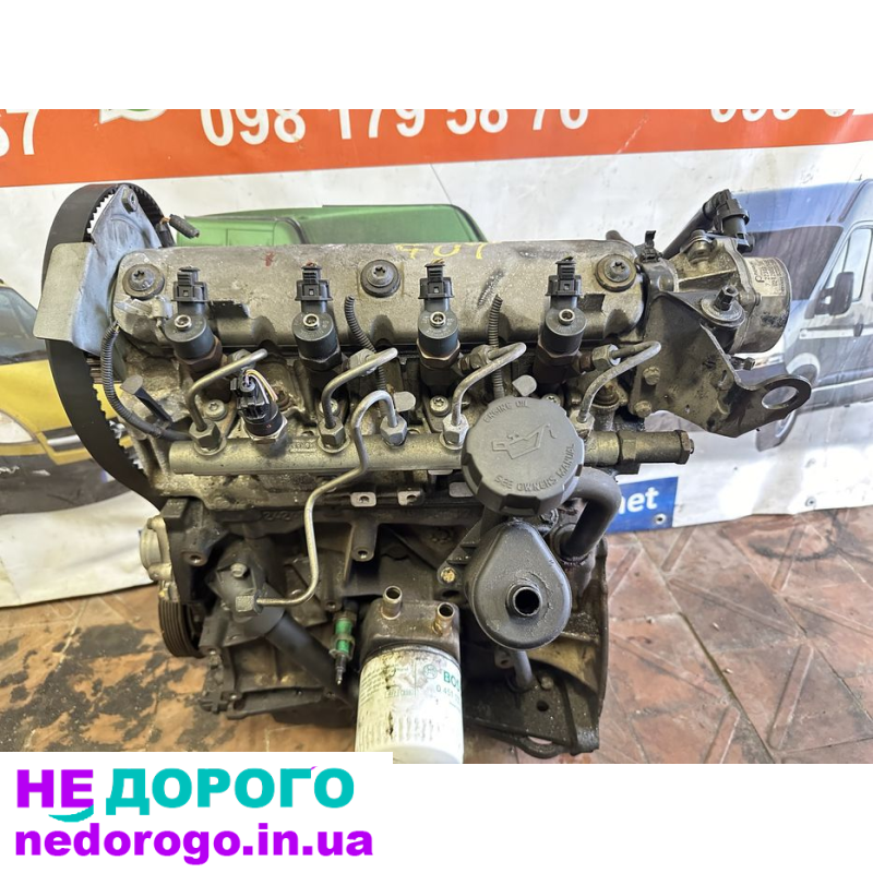 Мотор Renault Trafic Opel Vivaro 2/1.9/2000-2006 F9K 1.9 л дизель.