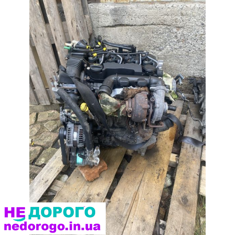 Мотор комплектний Peugeot Citroen Ford 1.6 hdi (9HZ) 2004 1.6 дизель.