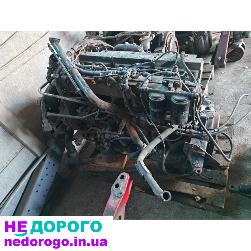 Двигун MAN LE 280 D0836LFL01,04,02, випущений у 2004 році, об'єм 6,9 л, працює на дизельному паливі.