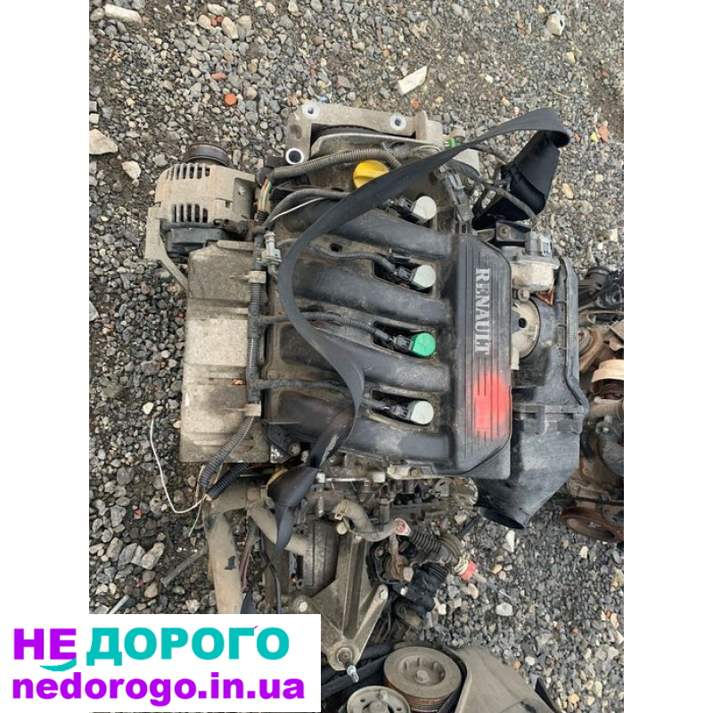 Двигун Renault K4M 1.6 16V, випущений для моделей Kangoo, Scenic, Megan, Logan, Sandero.