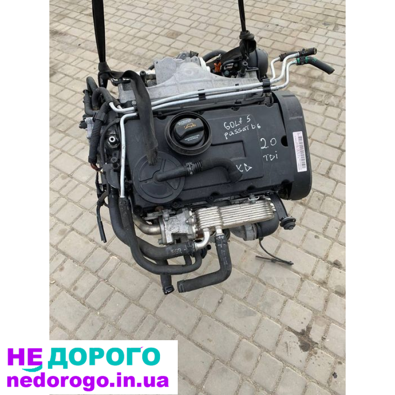Двигун BKD, Volkswagen Golf 5, 2005, 2.0 TDI, дизель. Passat B6, 2006, Touran, 2007, Audi A3, 2004, 2.0 TDI.