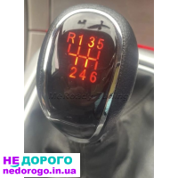 Нова Ручка коробки передач лед-підсвіткою механіка 6ст. Шевроле/Опель