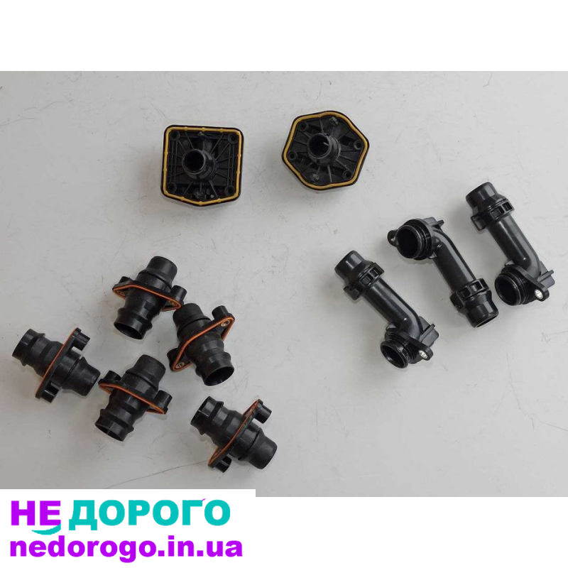Перехідник патрубка (штуцери) охолодження батареї, двигуна Tesla M3 MY