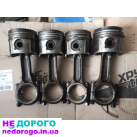 Коленвал для Peugeot 605 2.1ТД, двигун XUD11BTE, порш блок, запчастини, українською.