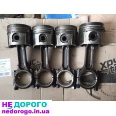 Коленвал для Peugeot 605 2.1ТД, двигун XUD11BTE, порш блок, запчастини, українською.