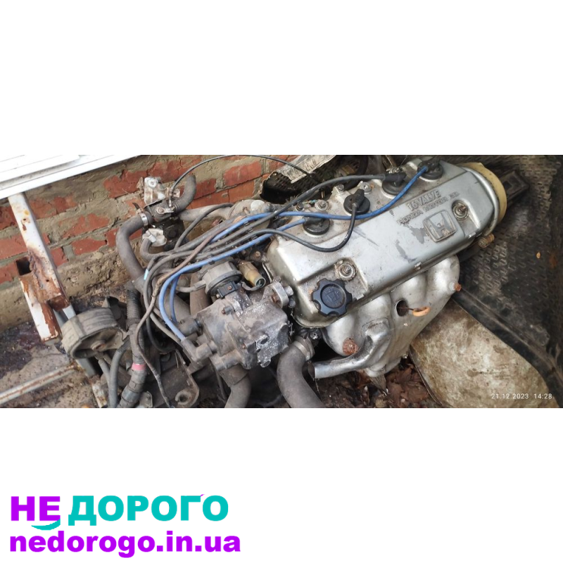 Двигун Honda motor 16 клапанів, D16, 1995 рік, 1.6 л, бензин.
