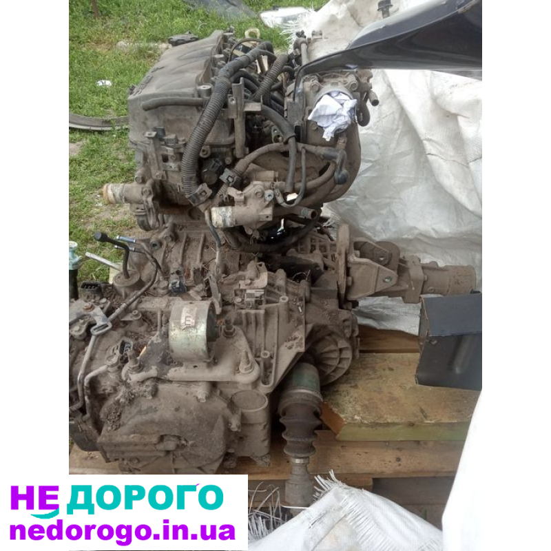 Двигун Mitsubishi Outlander 1, 2005 р.в., 2.4 л бензин. Коробка передач в комплекті.