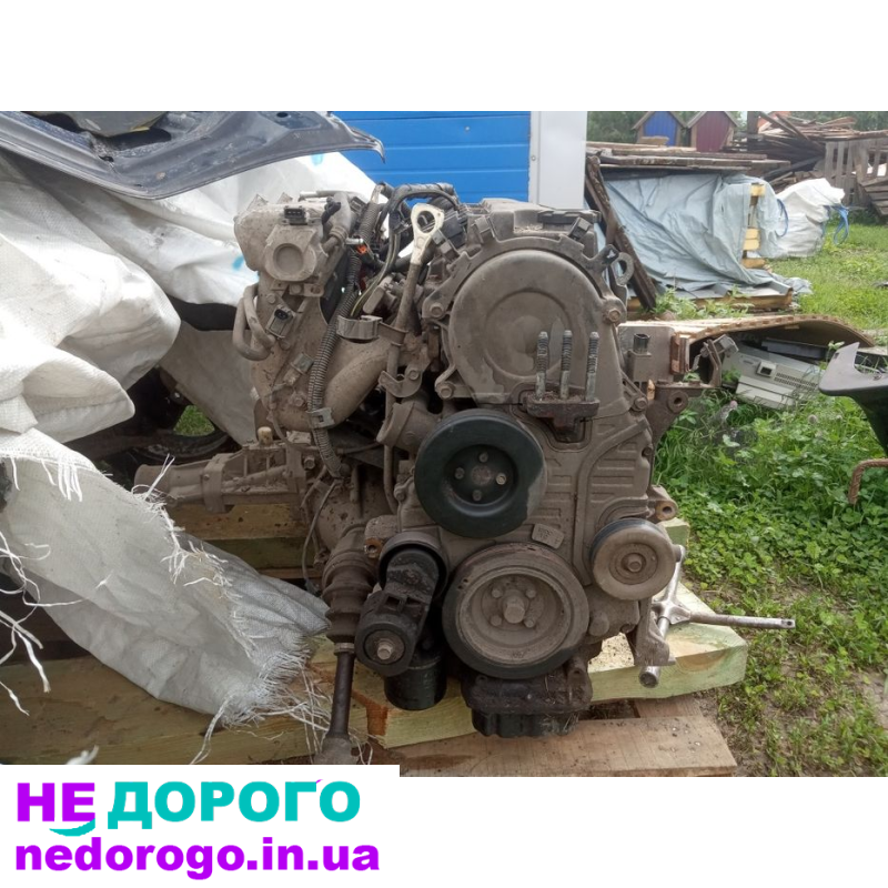 Двигун Mitsubishi Outlander 1, 2005 р.в., 2.4 л бензин. Коробка передач в комплекті.